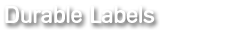 Durable Labels